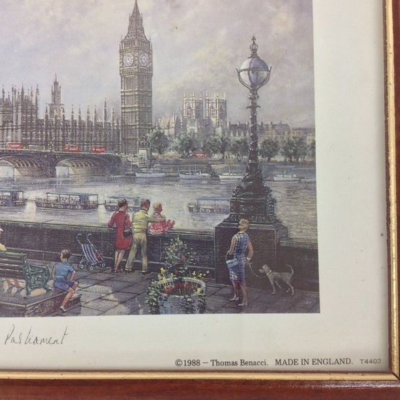 Repro H. Moss view Big Ben and Parliament - Picture 6 of 8